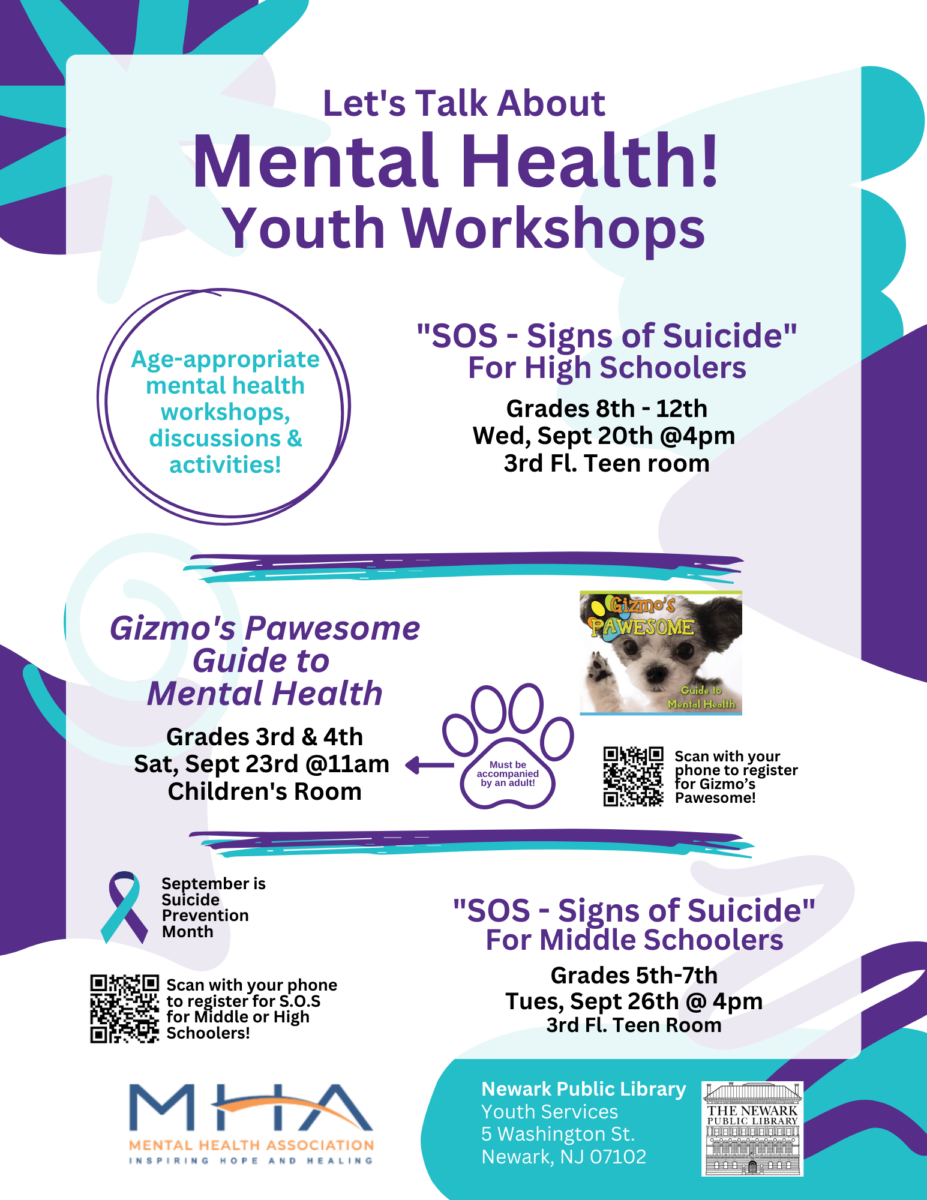 Workshops for children and teens on suicide prevention