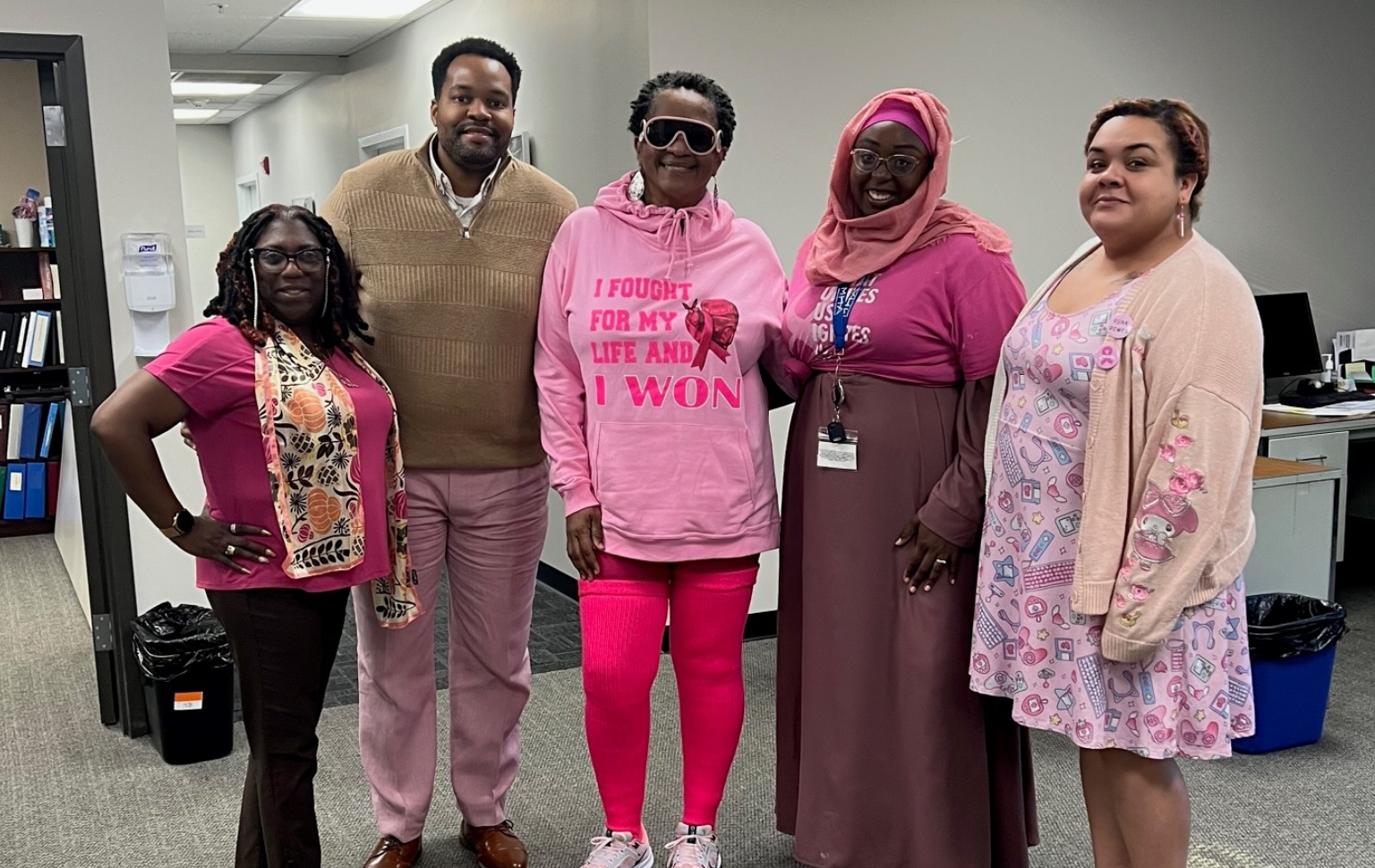 MHA Staff Wear Pink for Breast Cancer Awareness Month
