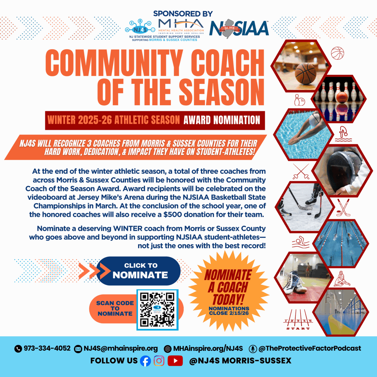 Community Coach Of The Season - Winter 2025-2026