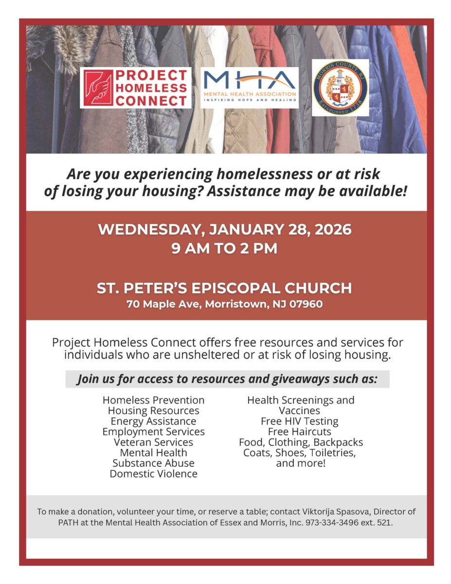 Project Homeless Connect - Morris County 2026 on January 28, 2026