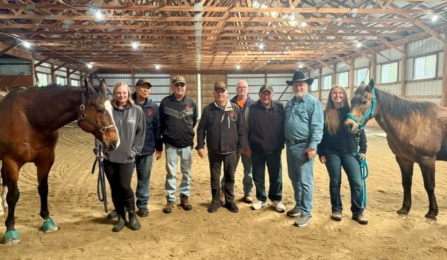 Veterans Group at Sisu Psychotherapy for Equine Therapy